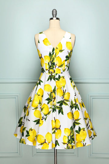 1950s Lemon Dress